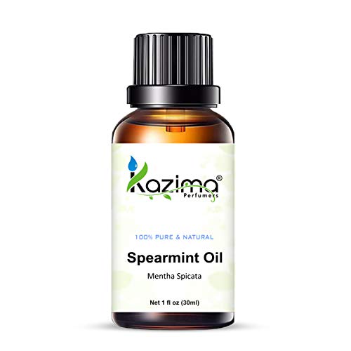 Kazima Spearmint Essential Oil 100% Pure | Natural & Undiluted Oil for Skin Care & Hair Care