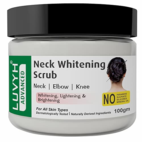 Luvyh Neck-Elbow & Knee-Feet Brightening Scrub For Reduces Blackness of Neck | Elbo & Feet for all Body skin