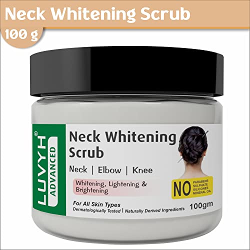 Luvyh Neck-Elbow & Knee-Feet Brightening Scrub For Reduces Blackness of Neck | Elbo & Feet for all Body skin
