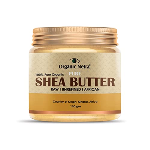 Organic Netra 100% Pure Organic Shea Butter for Skin | Body & Lips