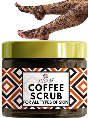 Samisha EXFOLIATING Body Scrub With Coffee | Honey & Oatmeal | Removes Dead Skin For Soft | Smooth & Glowing