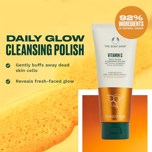 The Body Shop Vitamin C Daily Glow Cleansing Polish | Face Scrub | For All Skin Types