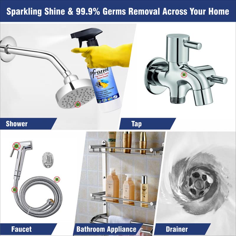 Pfroziel Tap cleaner spray Hard Water Stain Remove