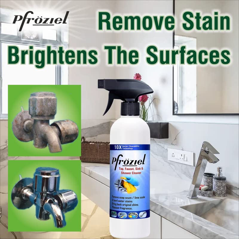 Pfroziel Tap cleaner spray Hard Water Stain Remove