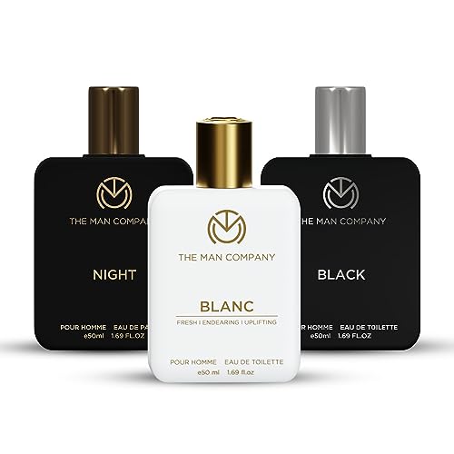 The Man Company Gentlemen Signature Body Perfume Trio | Long Lasting Fresh Fragrance Gift Set for Men
