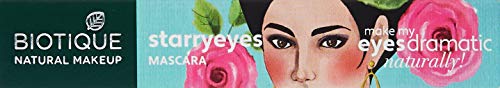 Biotique Natural Makeup Starryeyes Mascara, Ebony Black