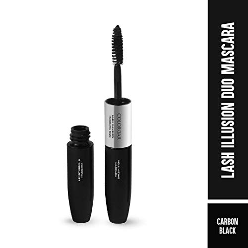 Colorbar Duo Mascara | Lengthening Volumizing Smudge-proof and waterproof | Carbon Black