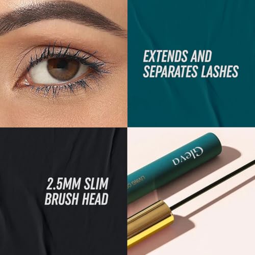 Gleva Skinny Waterproof Mascara Waterproof Mascara Gel, Blue