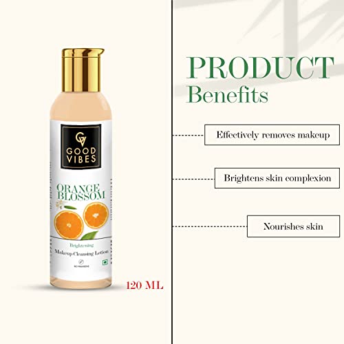 Good Vibes Orange Blossom Skin Brightening Makeup Cleansing Lotion