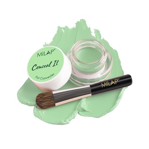 Milap Conceal It Pot Concealer | Enriched With Vitamin E & SPF 15 | Shade-Green Corrector