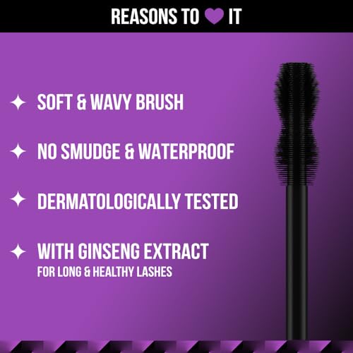 Staze 9to9 All Eyes on You Volumizing Tubing Mascara Clump-Resistant Easy to Remove | Black
