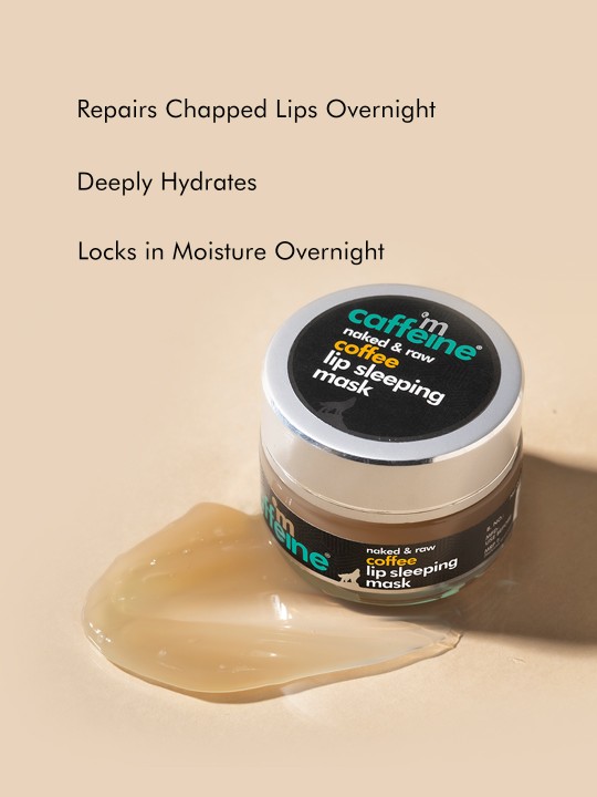 mCaffeine Coffee Lip Sleeping Mask for Overnight Hydration & Repair of Chapped Lips