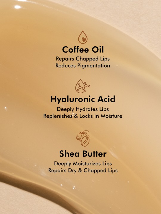 mCaffeine Coffee Lip Sleeping Mask for Overnight Hydration & Repair of Chapped Lips