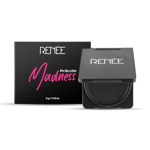 RENEE Madness pH Blush, Instant Unique Pink Payoff, Pink