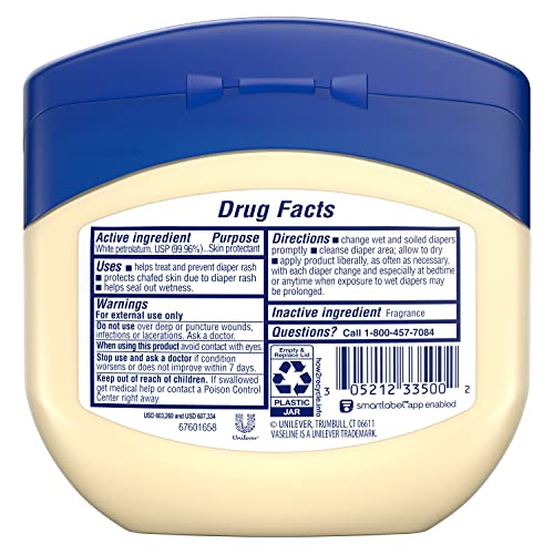 Vaseline Vaseline 100 Pure Petroleum Jelly | Baby | Lip Jelly | For Babies | For All Skin Types