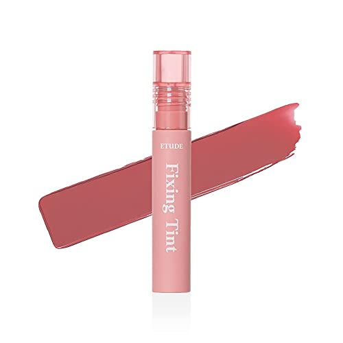 ETUDE Fixing Tint Long Lasting Liquid Lipstick Waterproof, Smudgeproof, Lightweight Matte Finish Lip Stain Shade 05- Midnight Mauve