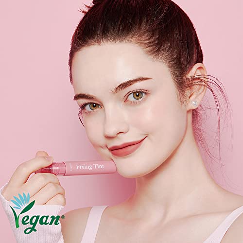 ETUDE Fixing Tint Long Lasting Liquid Lipstick Waterproof, Smudgeproof, Lightweight Matte Finish Lip Stain Shade 05- Midnight Mauve