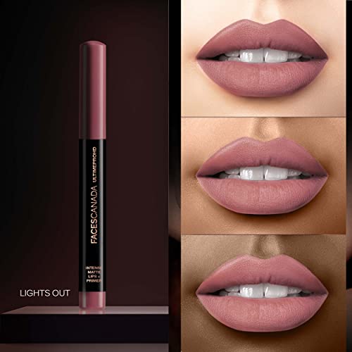 FACES CANADA Ultime Pro HD Intense Matte Lips + Primer, Lights Out 24