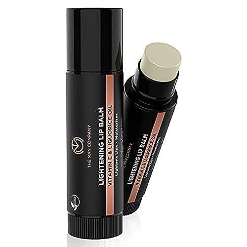 The Man Company Lip Care Combo with Lip Scrub & Lip Balm for Dry & Chapped Lips Lightening & Brightening Dark
