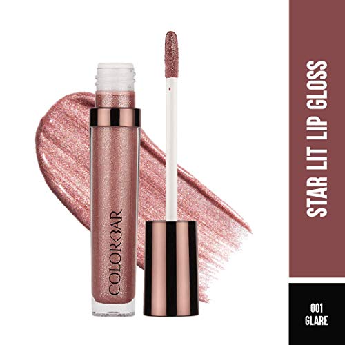 Colorbar Starlit Lip Gloss-Glare Glossy Finish, Champagne