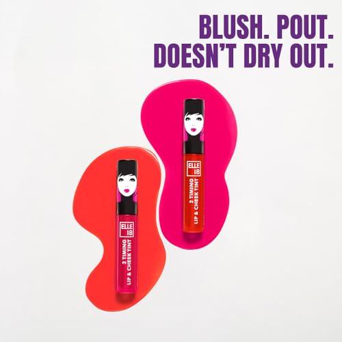 Elle 18 Lip & Cheek Tint, Lip Glosses, CandyFloss