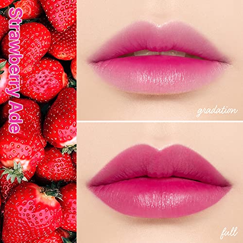 ETUDE Dear Darling Water Gel Luminous Lip & Cheek Tint | Shade- 01 | Strawberry Ade