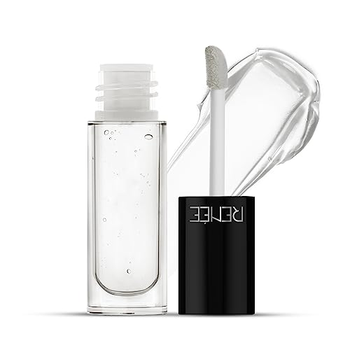 RENEE Hot Lips Clear Lip Gloss, High Glossy Shine Enriched with Vitamin E
