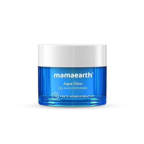 Mamaearth Aqua Glow Gel Face Moisturizer with Himalayan Thermal Water and Hyaluronic Acid | 72 Hour Hydration Cream