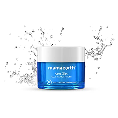 Mamaearth Aqua Glow Gel Face Moisturizer with Himalayan Thermal Water and Hyaluronic Acid | 72 Hour Hydration Cream