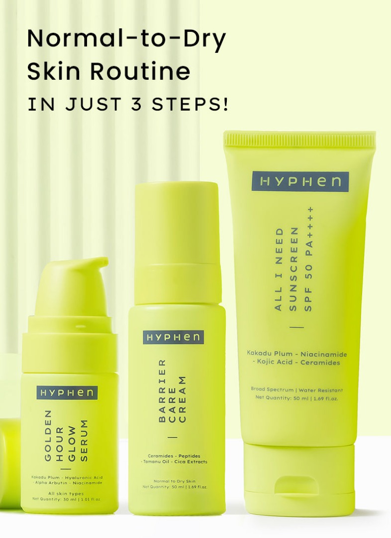 Hyphen Daily Dry-Skin Care Bundle: For Dry To Normal Skin