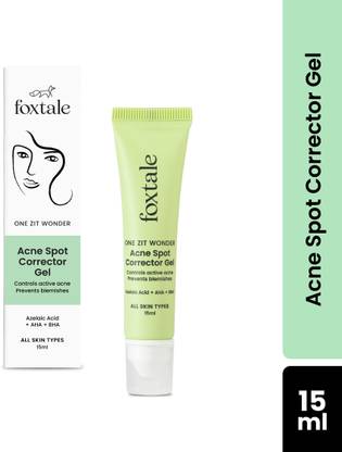 Foxtale Acne Spot Corrector with Salicylic Acid Shrinks and treats active acne in 12 hours | For All Skin