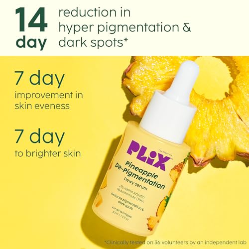 Plix 2% Alpha Arbutin Pineapple Face Serum for pigmentation & dark spots