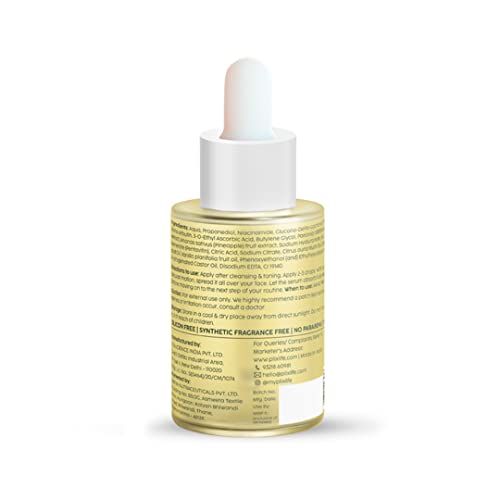 Plix 2% Alpha Arbutin Pineapple Face Serum for pigmentation & dark spots