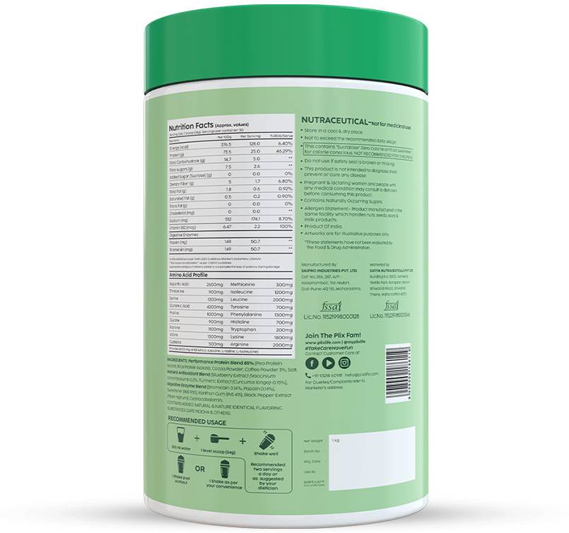 Plix EVOLVE Performance Plant Protein