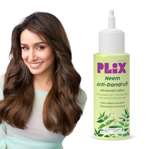 Plix Neem Anti-Dandruff Advanced Lotion - Helps Reduce Dandruff, Scalp Itching & Irritation