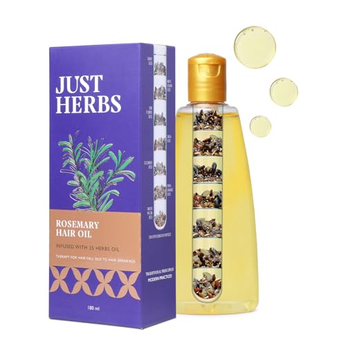 Just Herbs Rosemary Hair Oil, 180 ml