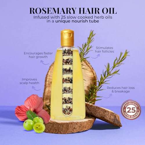 Just Herbs Rosemary Hair Oil, 180 ml