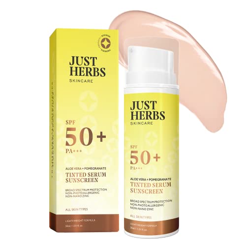 Just Herbs Tinted Serum Sunscreen with SPF 50+ PA+++