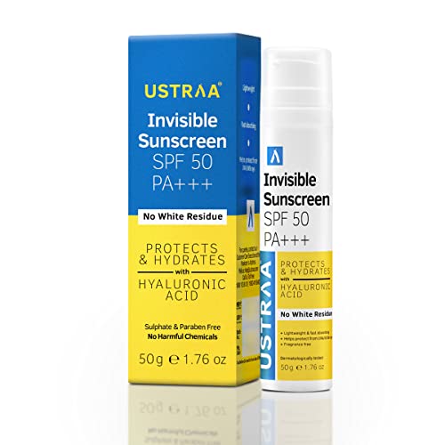 Ustraa Invisible Sunscreen For All Skin Type - Spf 50 & Pa+++