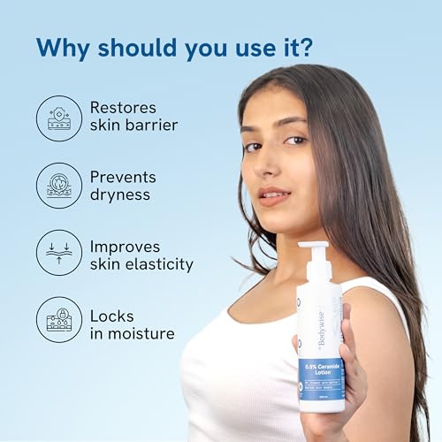 Bodywise 0.5 Percent Ceramide Body Lotion | Hydrating Lotion for Skin Barrier Repair and Soft Skin