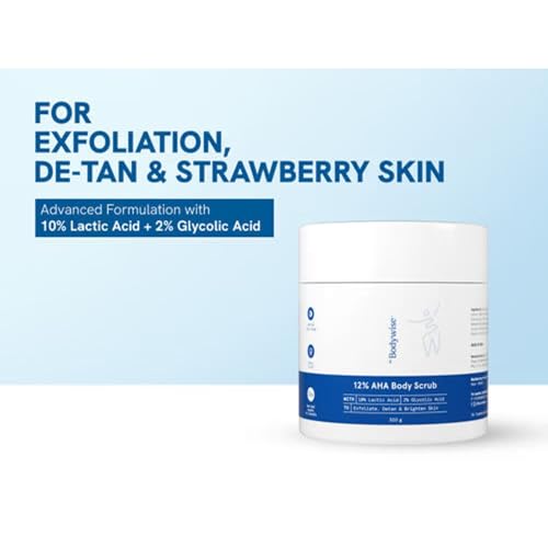 Bodywise 12% AHA Scrub | Body Scrub | For All Skin Types
