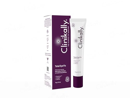 Clinikally Total Eye Fix Under Eye Cream | Targeted Treatment for Dark Circles and Eye Care