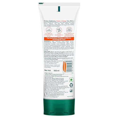 Himalaya Brightening Vitamin C Orange Face Wash