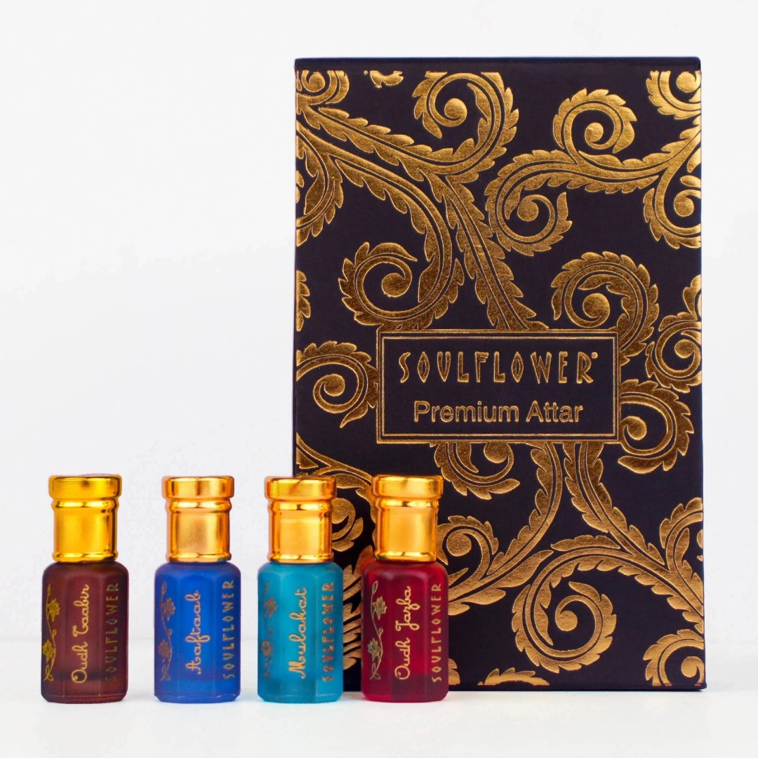 Soulflower Royal Collection Of Premium Attar Set (5ml each)