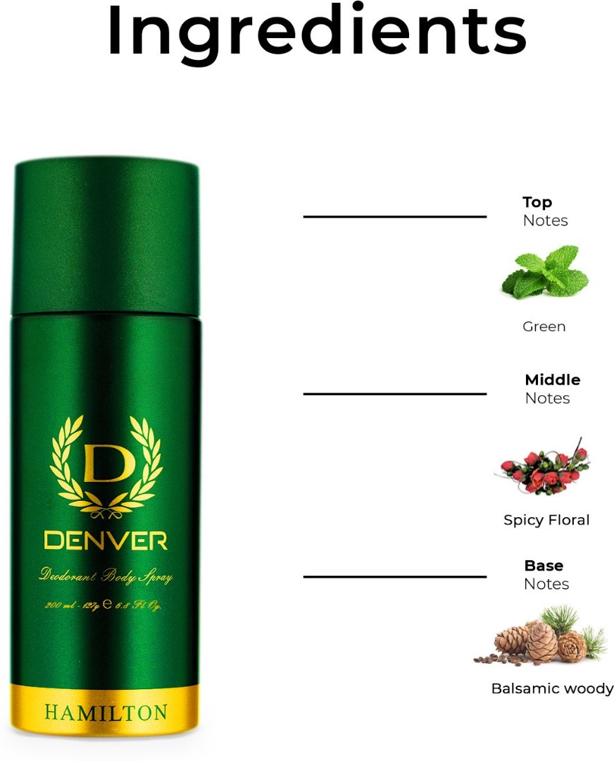 Denver Hamilton Deodorant Spray  -  For Men