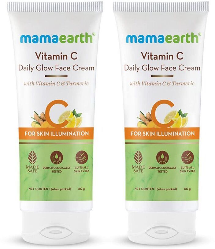 Mamaearth Daily Glow Face Cream With Vitamin C & Turmeric For Skin Illumination