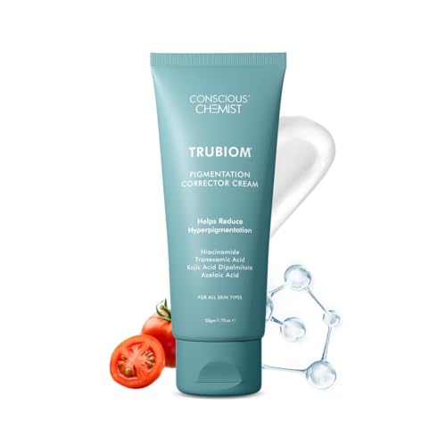Conscious Chemist Kojic Acid Face Cream Trubiom | Anti Pigmentation Cream with Azelaic Acid Niacinamide for Dark Spot Reduction