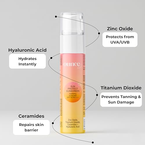 Ounce Organics | Cream Sunscreen | SPF 50 | PA++++