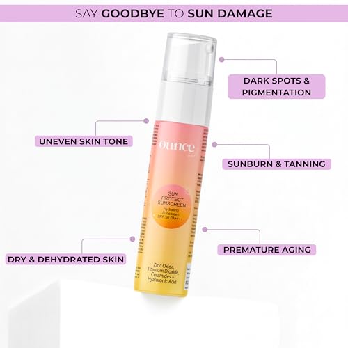 Ounce Organics | Cream Sunscreen | SPF 50 | PA++++