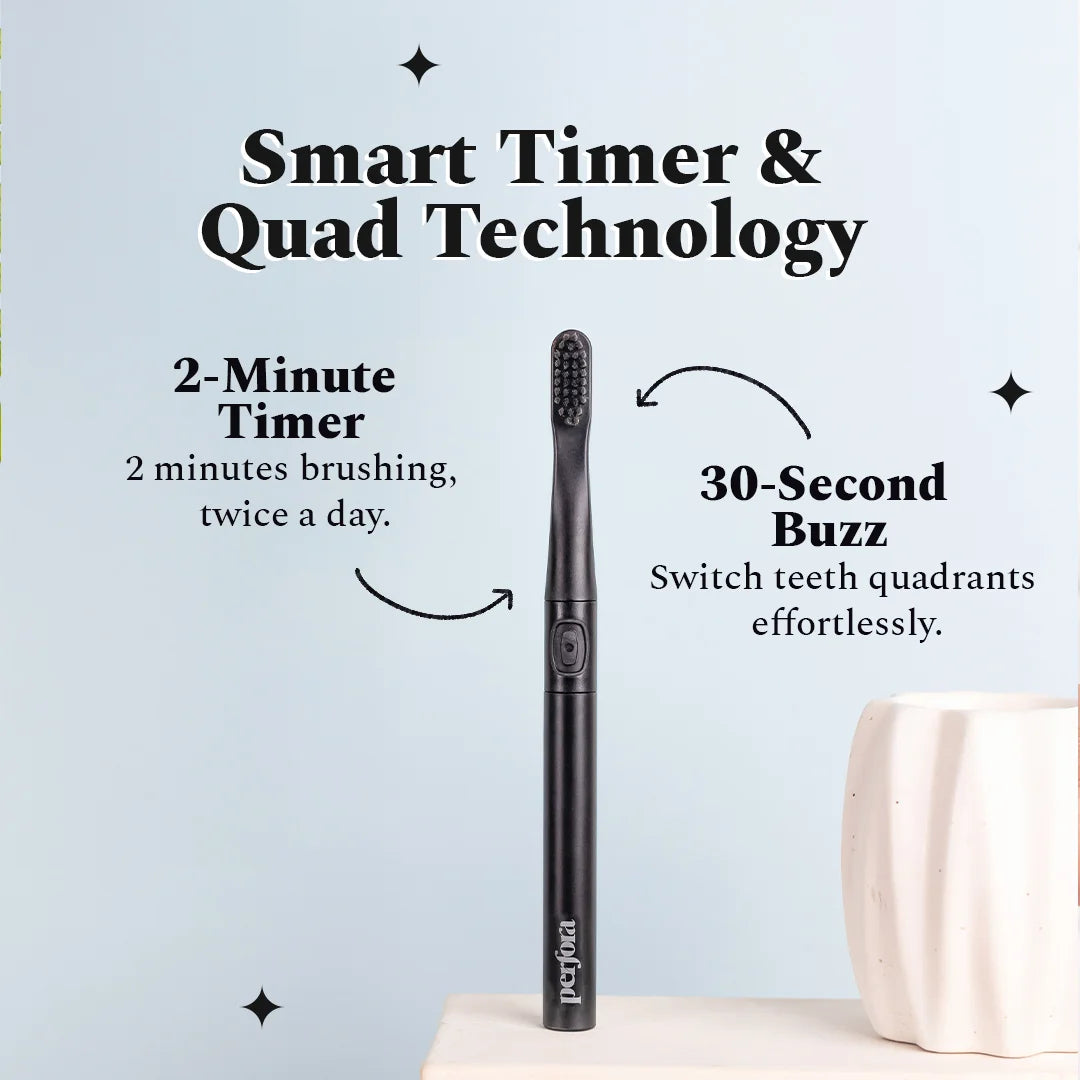 Perforacare Electric Toothbrush - M001 - Battery Operated - Very Peri Lavender